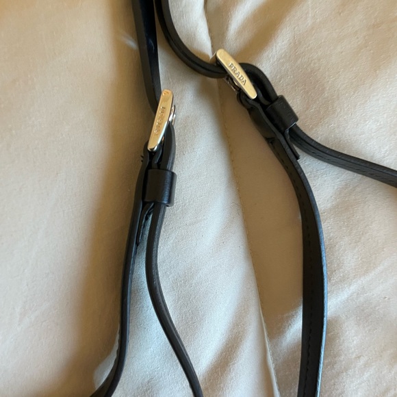 Prada Small Leather Margit Bag Red/Black - Picture 9 of 15